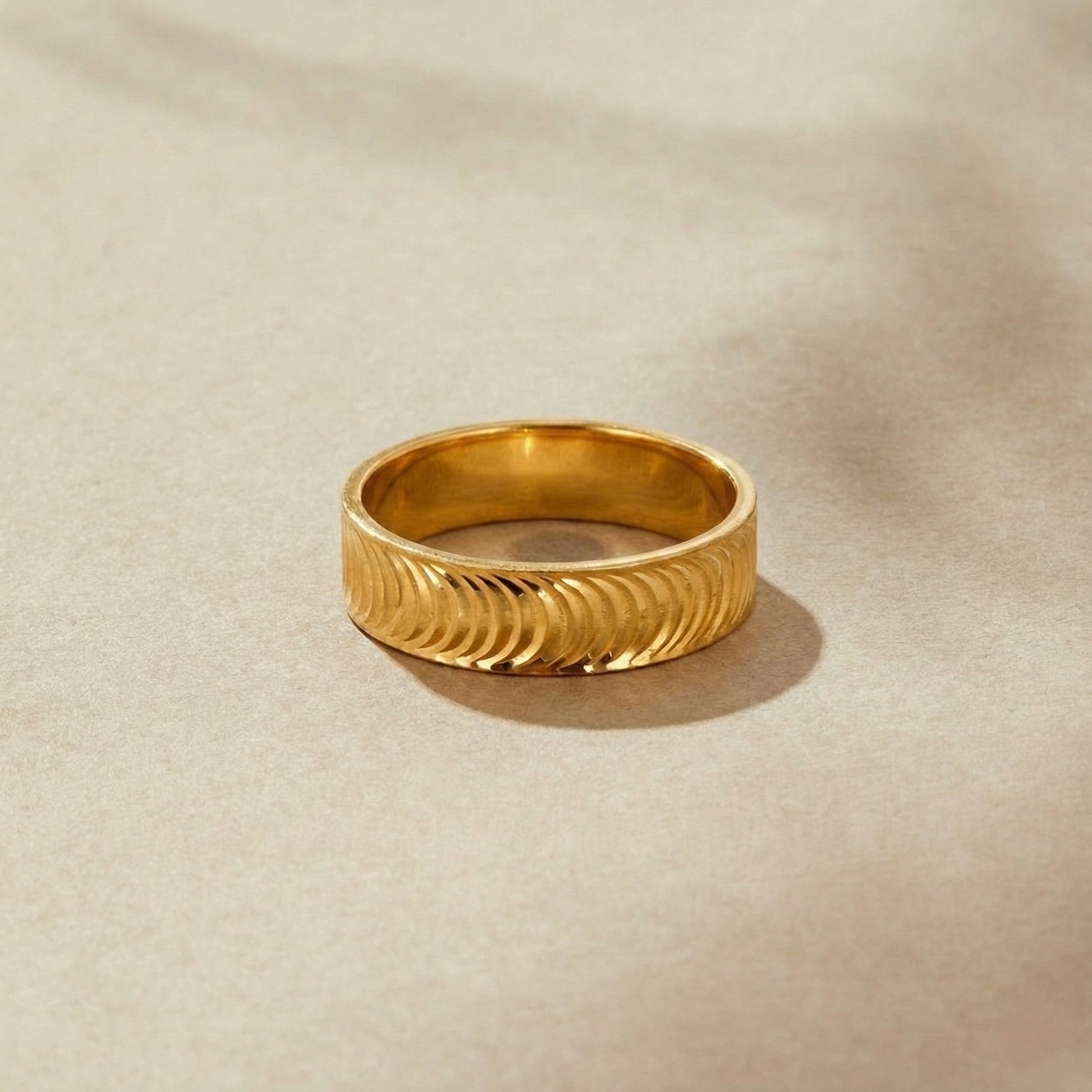 22K Gold Designer Band