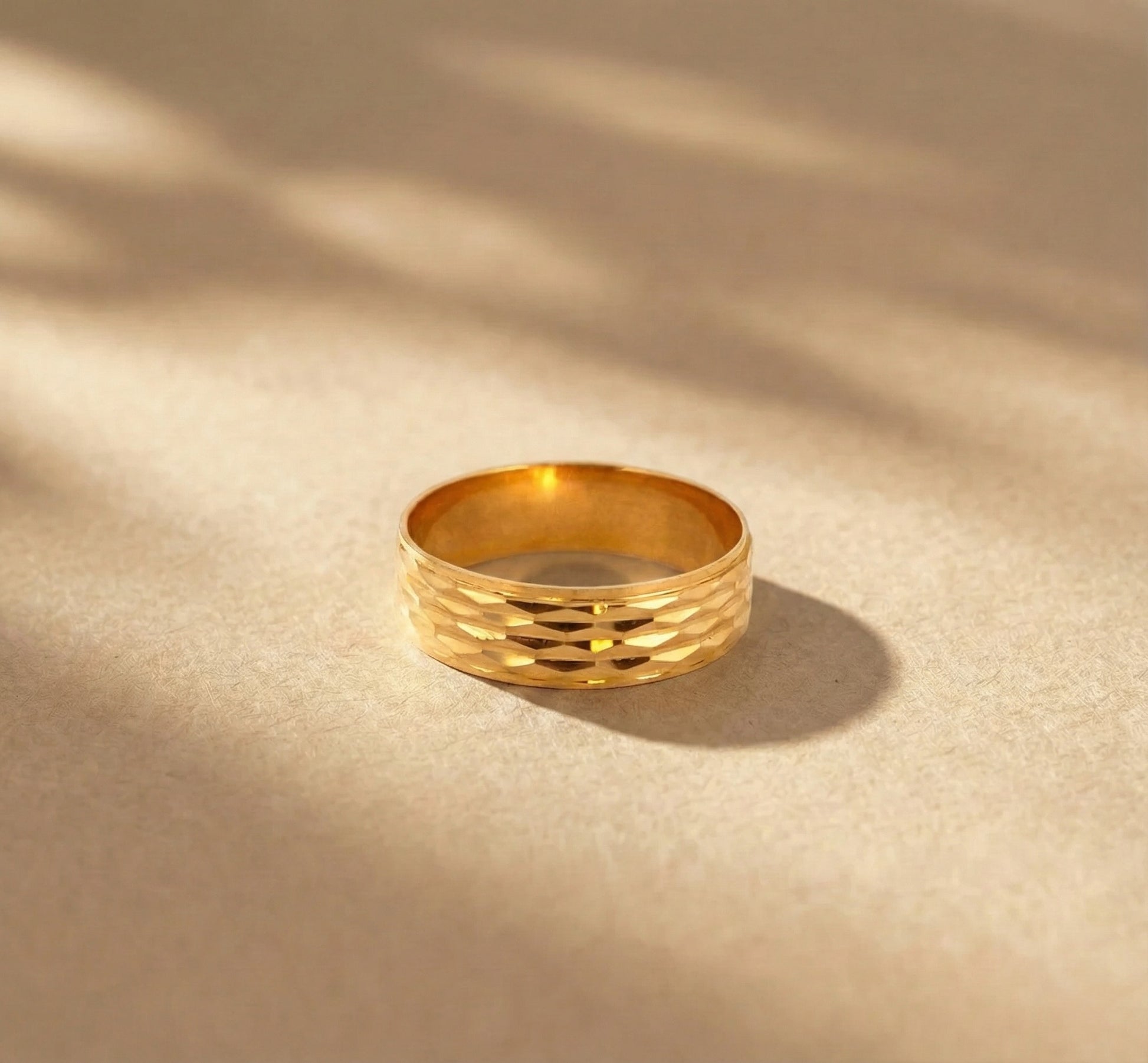 22K Gold Designer Band