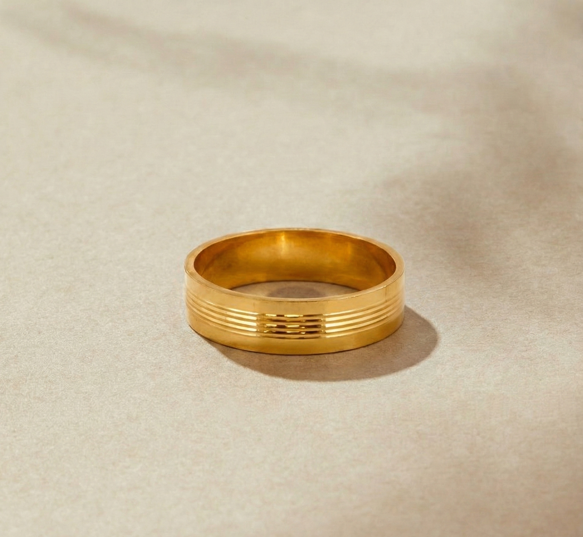 22K Gold Designer Band