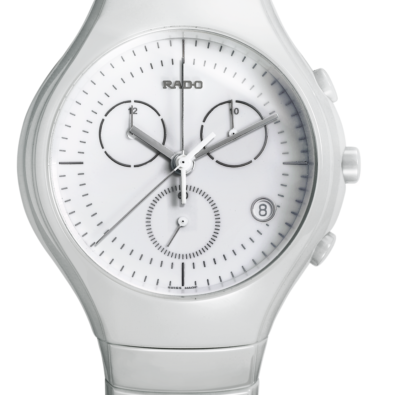 True White Ceramic Chronograph