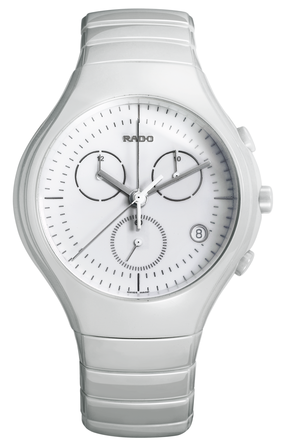True White Ceramic Chronograph