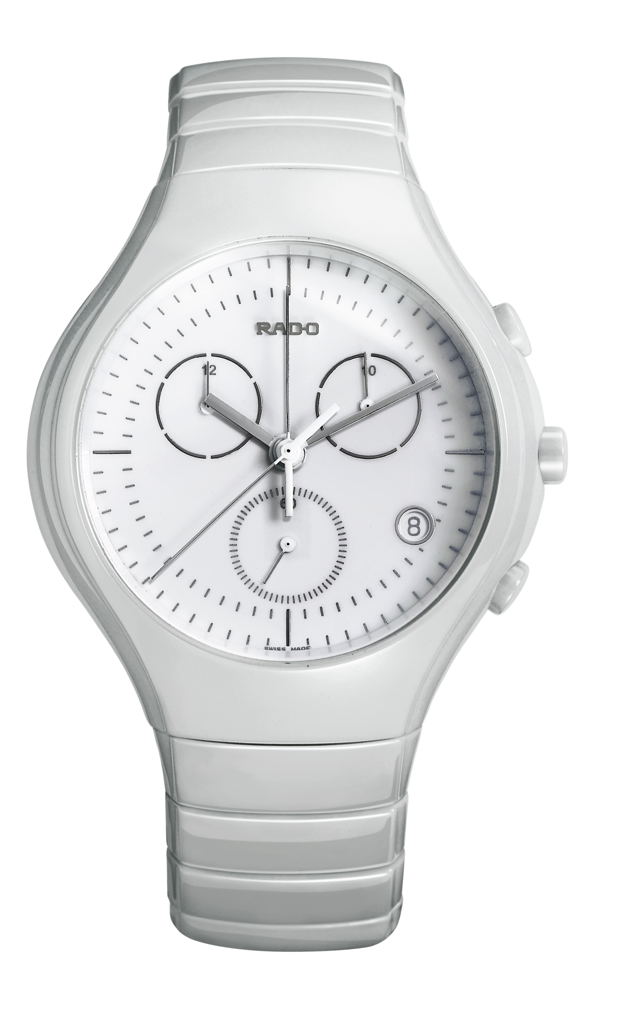 True White Ceramic Chronograph