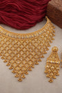22K Gold Two-tone Designer Bridal Set