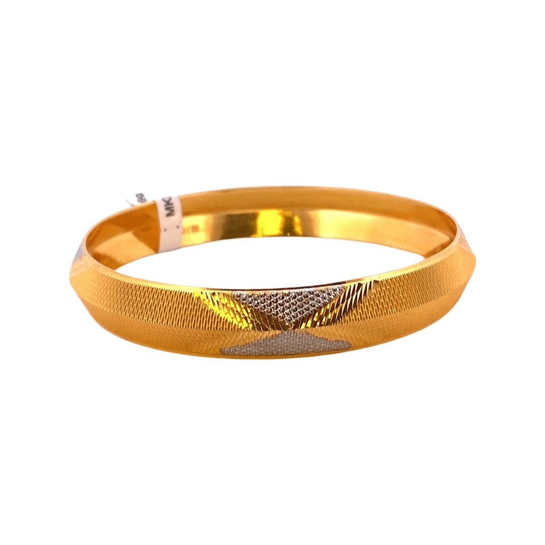 22K Gold Designer Men’s  Kara