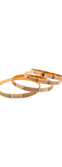 22K Gold Delicate 4 Pieces Bangles Set