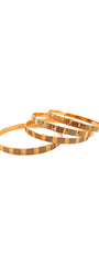 22K Gold Classy Design 4 Pieces Bangles Set