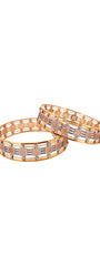 22K Gold Two-tone Trendy Designer Bangles