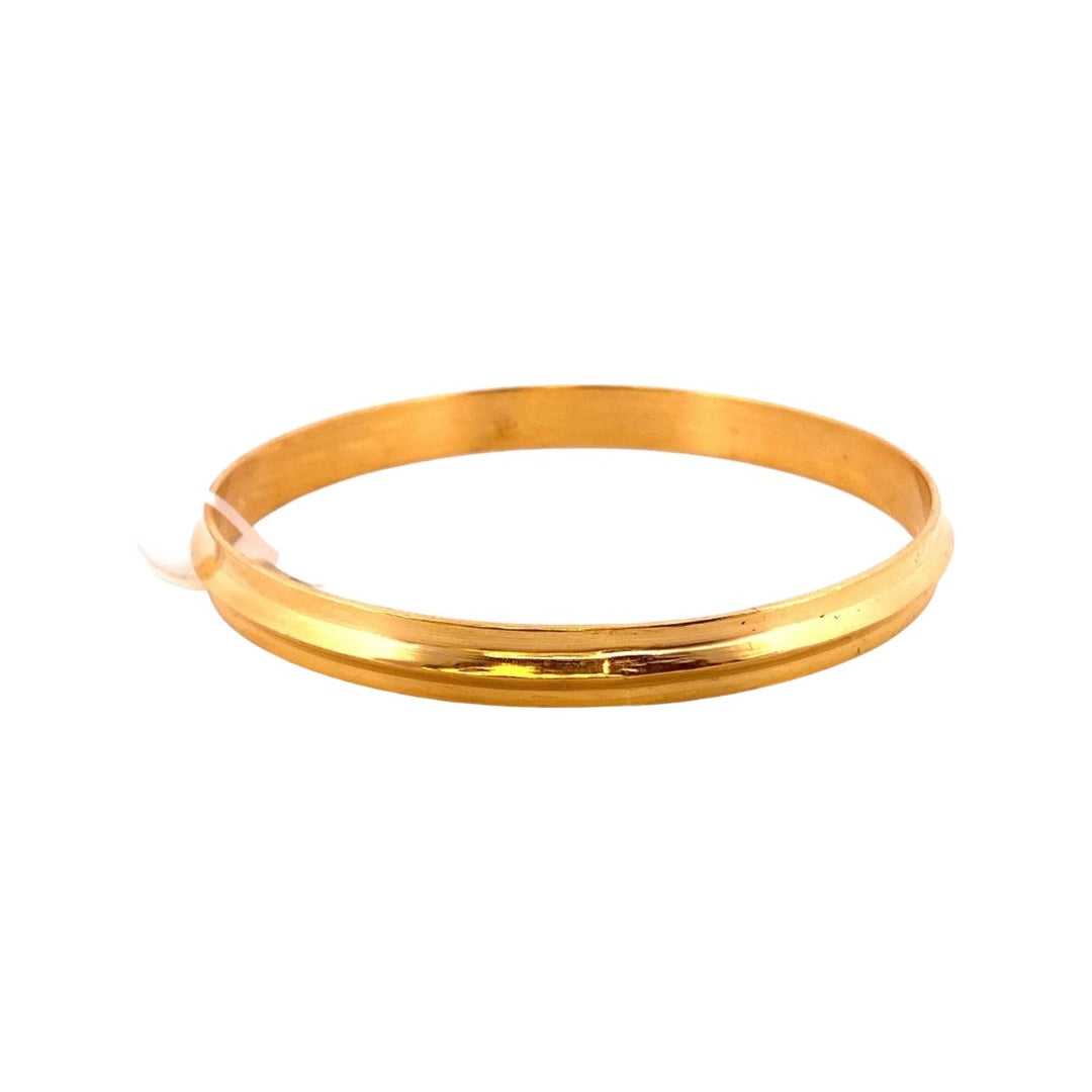 22K Gold Plain Elegant Men’s Kara