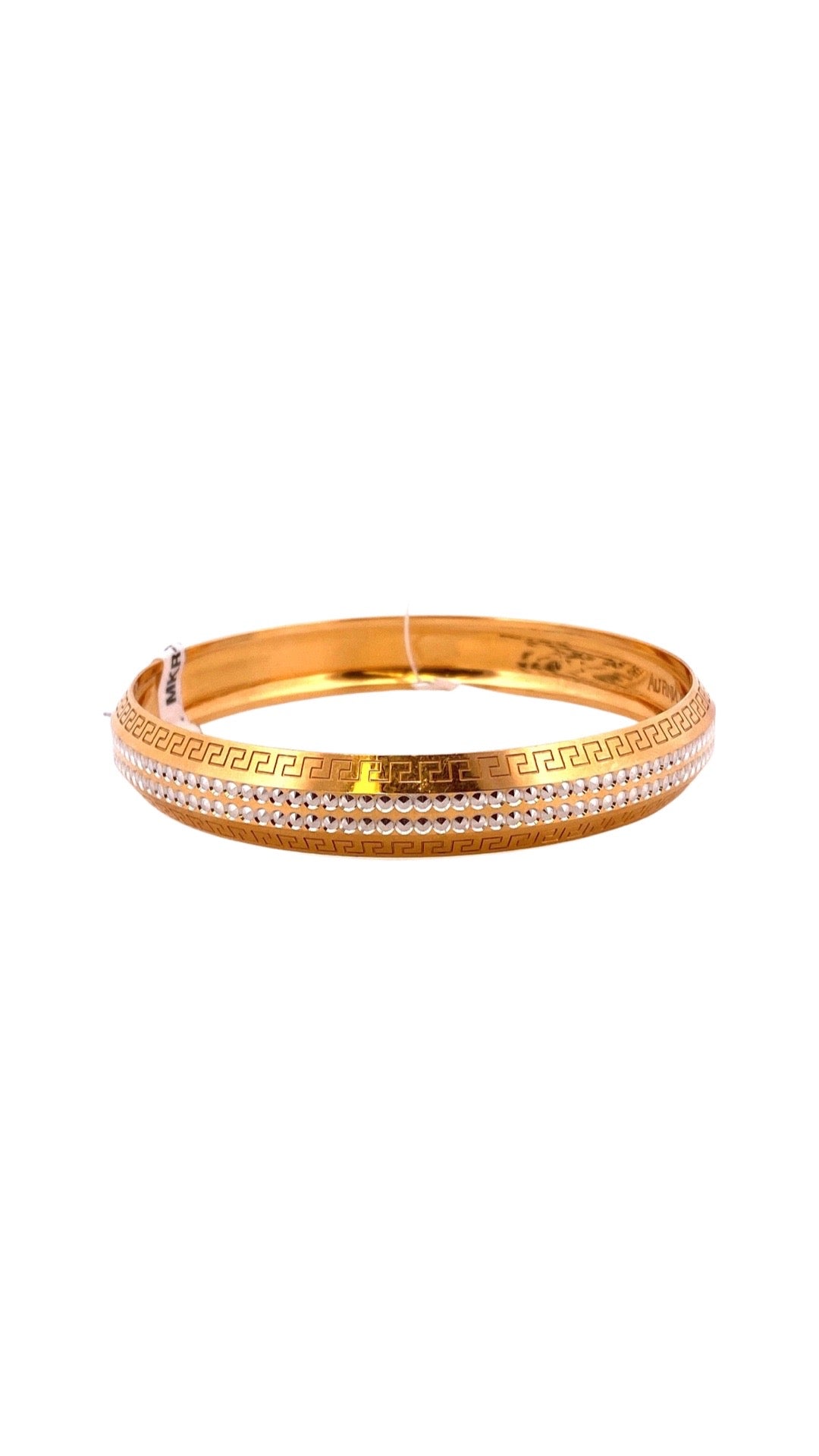 22K Gold Two-tone Men’s Kara