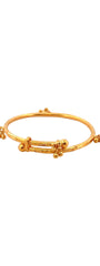 22K Gold Charm Baby Bangle