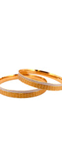 22K Gold Two-tone Vintage Bangles