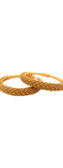 22K Gold Elegant 2 Pieces Set Of Bangles