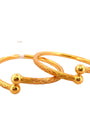 22K Gold Designer 2 Pieces Set Of Ladies Bangles