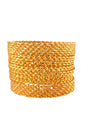 22K Gold 8 Pieces Bangles Set
