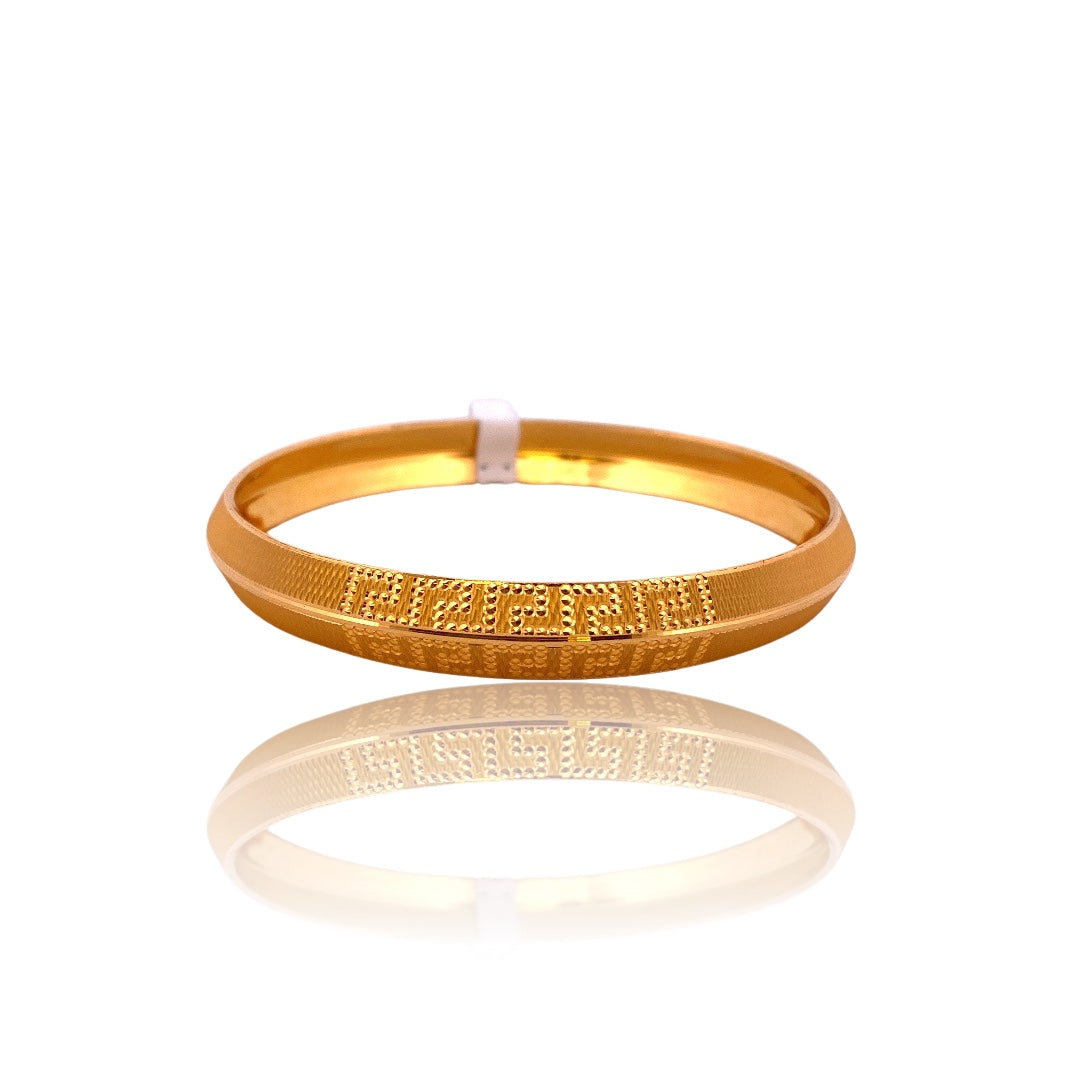 22K Gold Designer Men's Kara