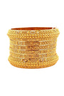 22K Gold Designer 6 Pieces Bangles Set