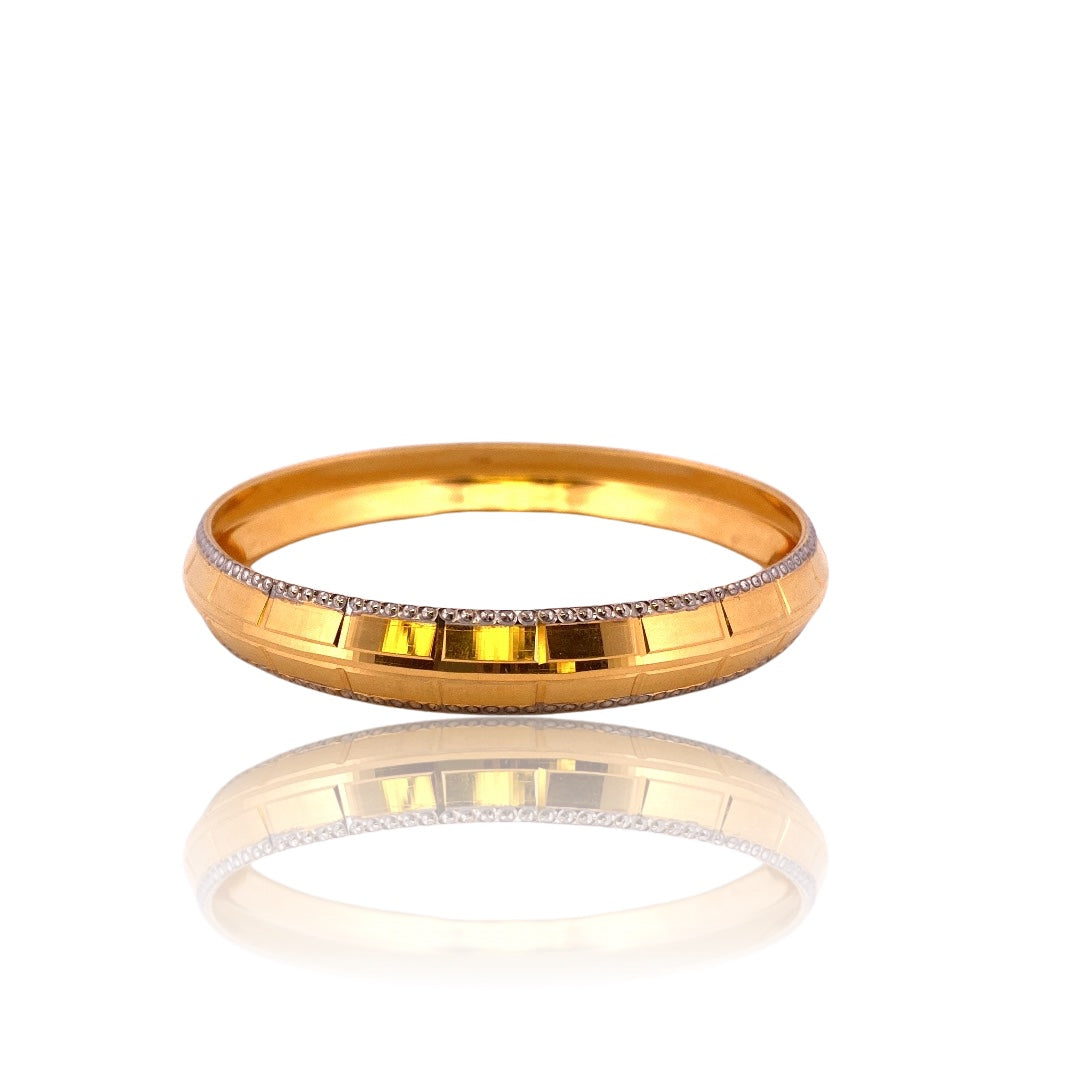22K Gold Designer Men's Kara