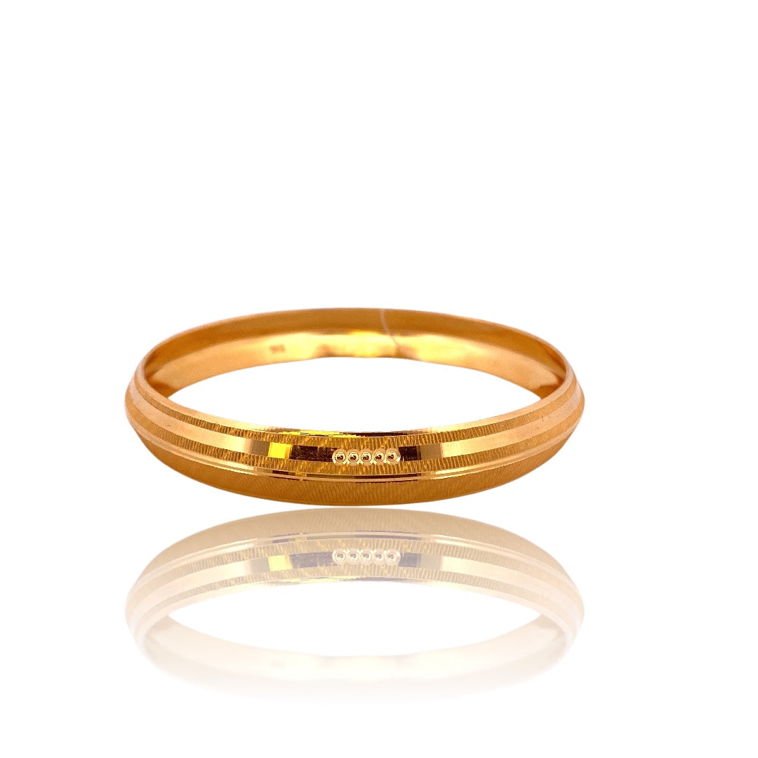 22K Gold Designer Men's Kara