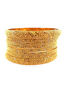 22K Gold Design 8 Pieces Bangles Set