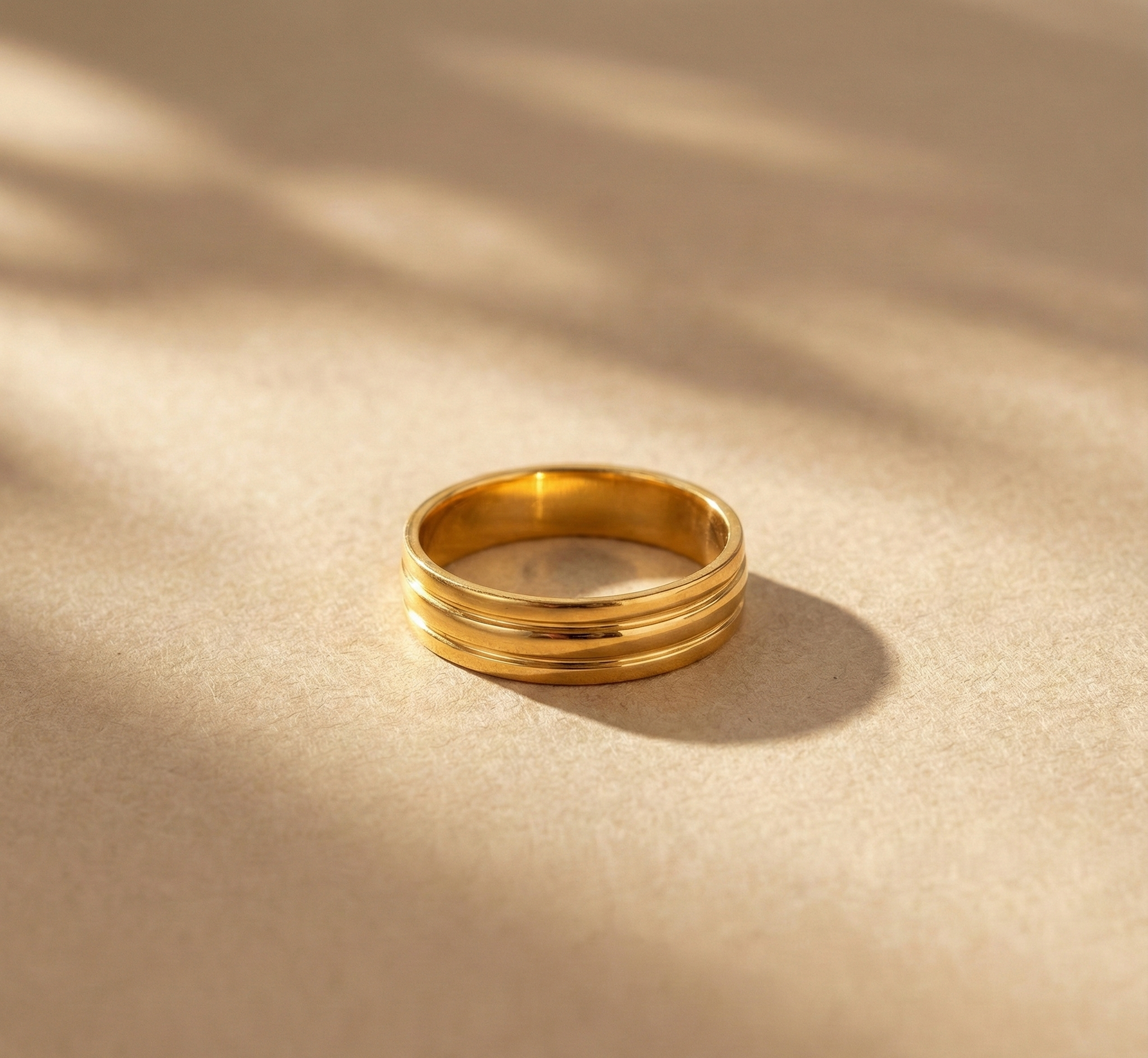 22K Gold Designer Band