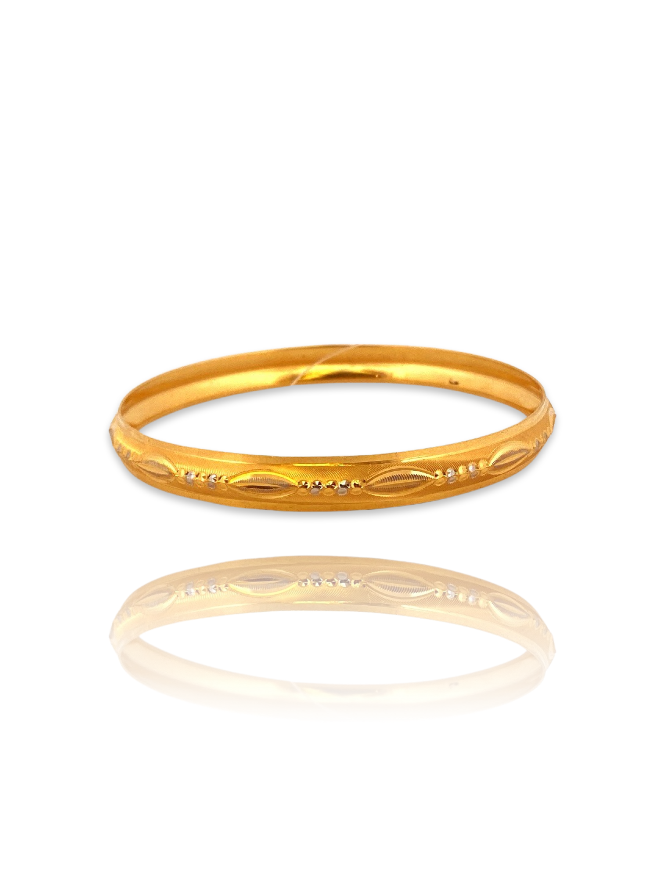 22K Gold Designer Men's Kara