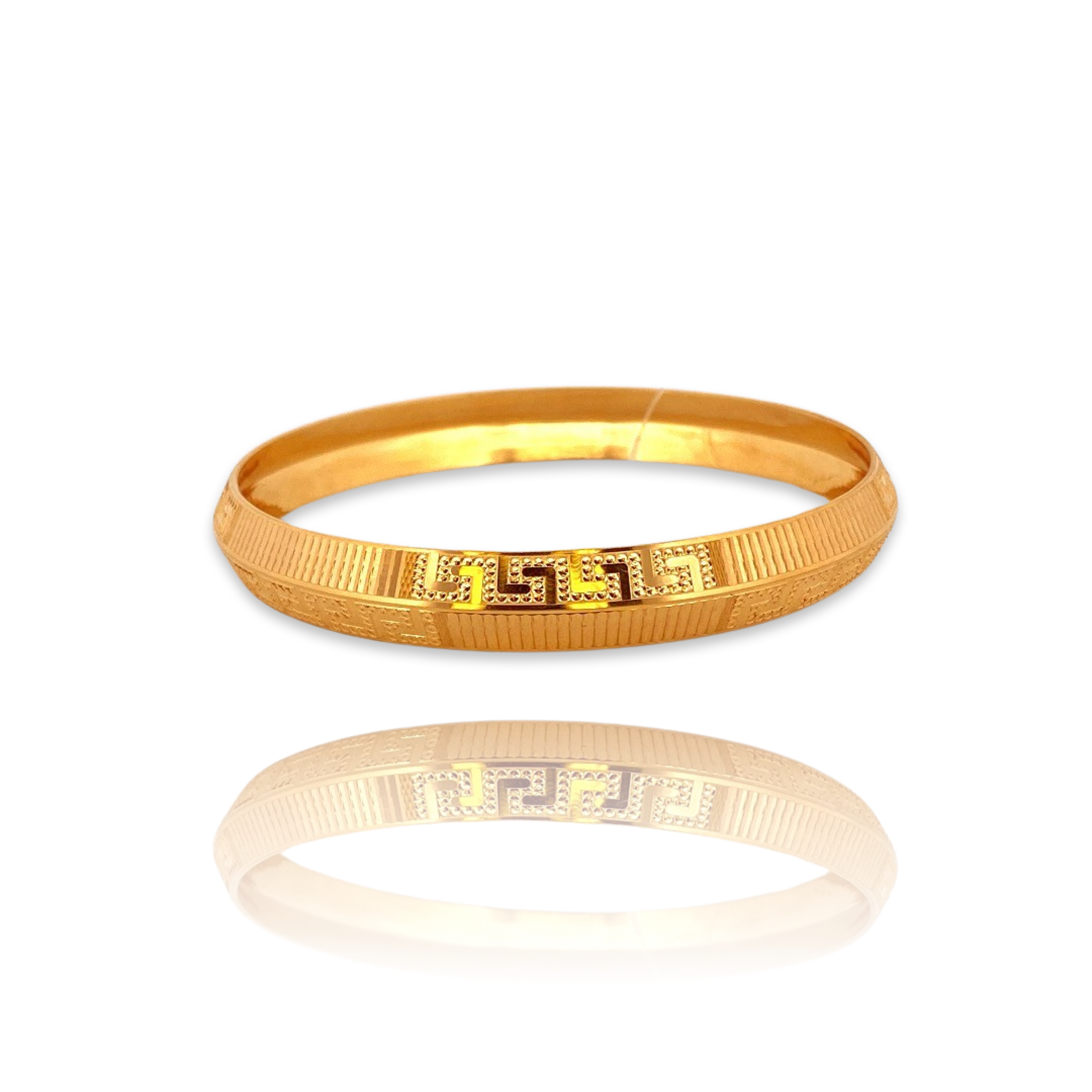 22K Gold Designer Men's Kara