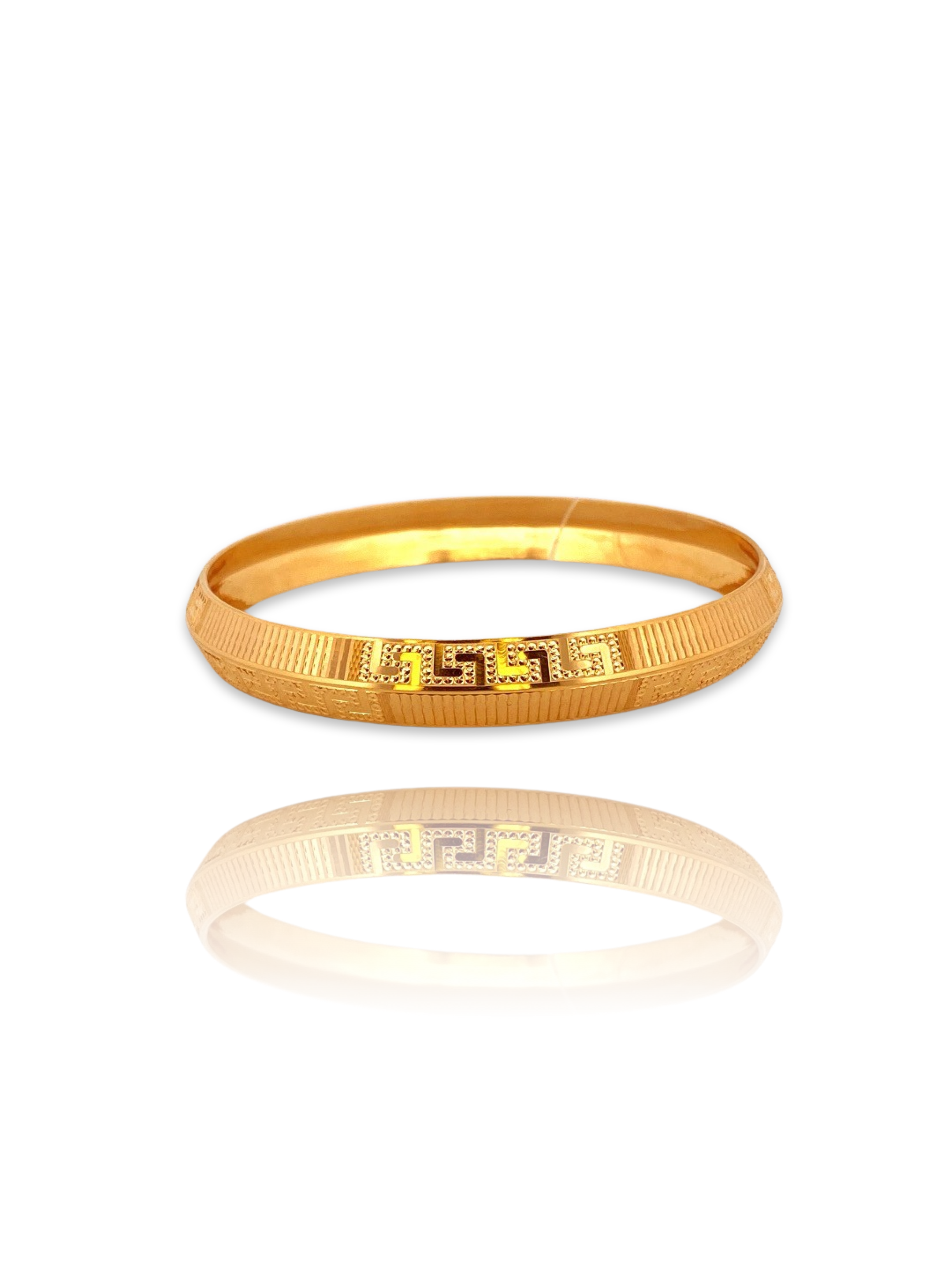 22K Gold Designer Men's Kara