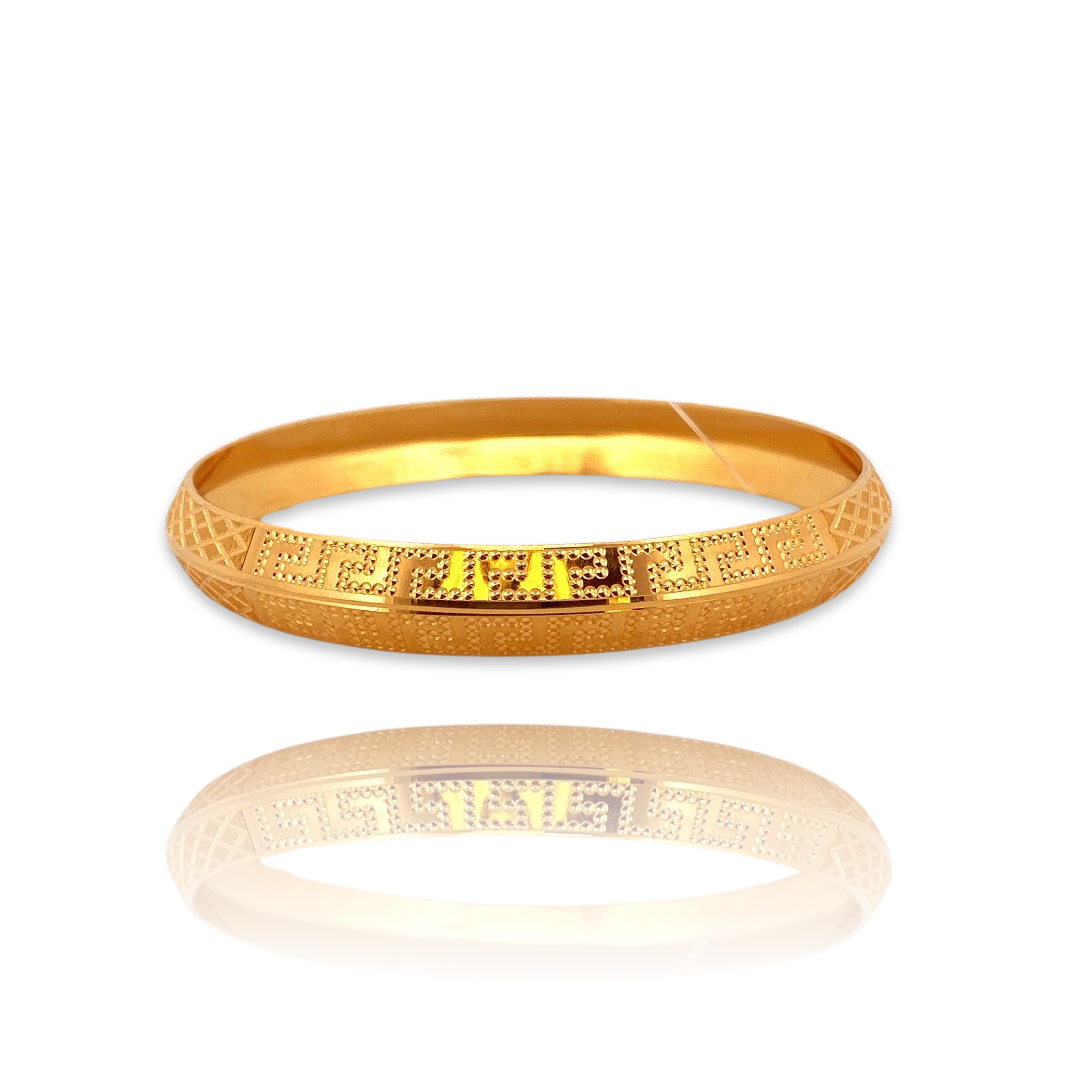 22K Gold Designer Men's Kara