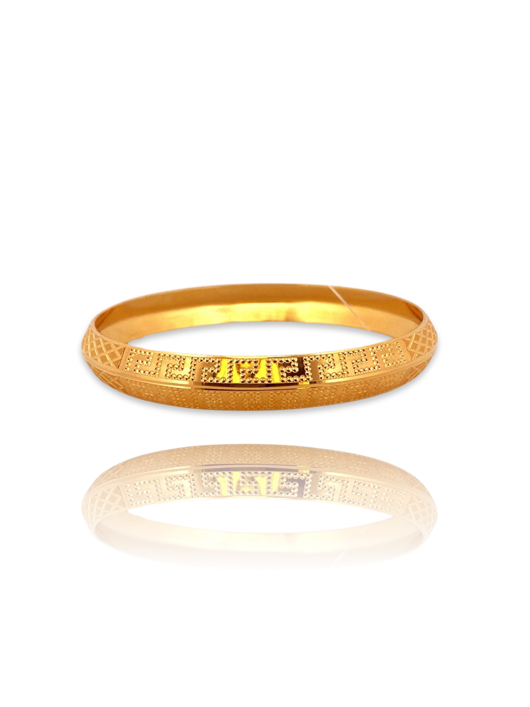 22K Gold Designer Men's Kara