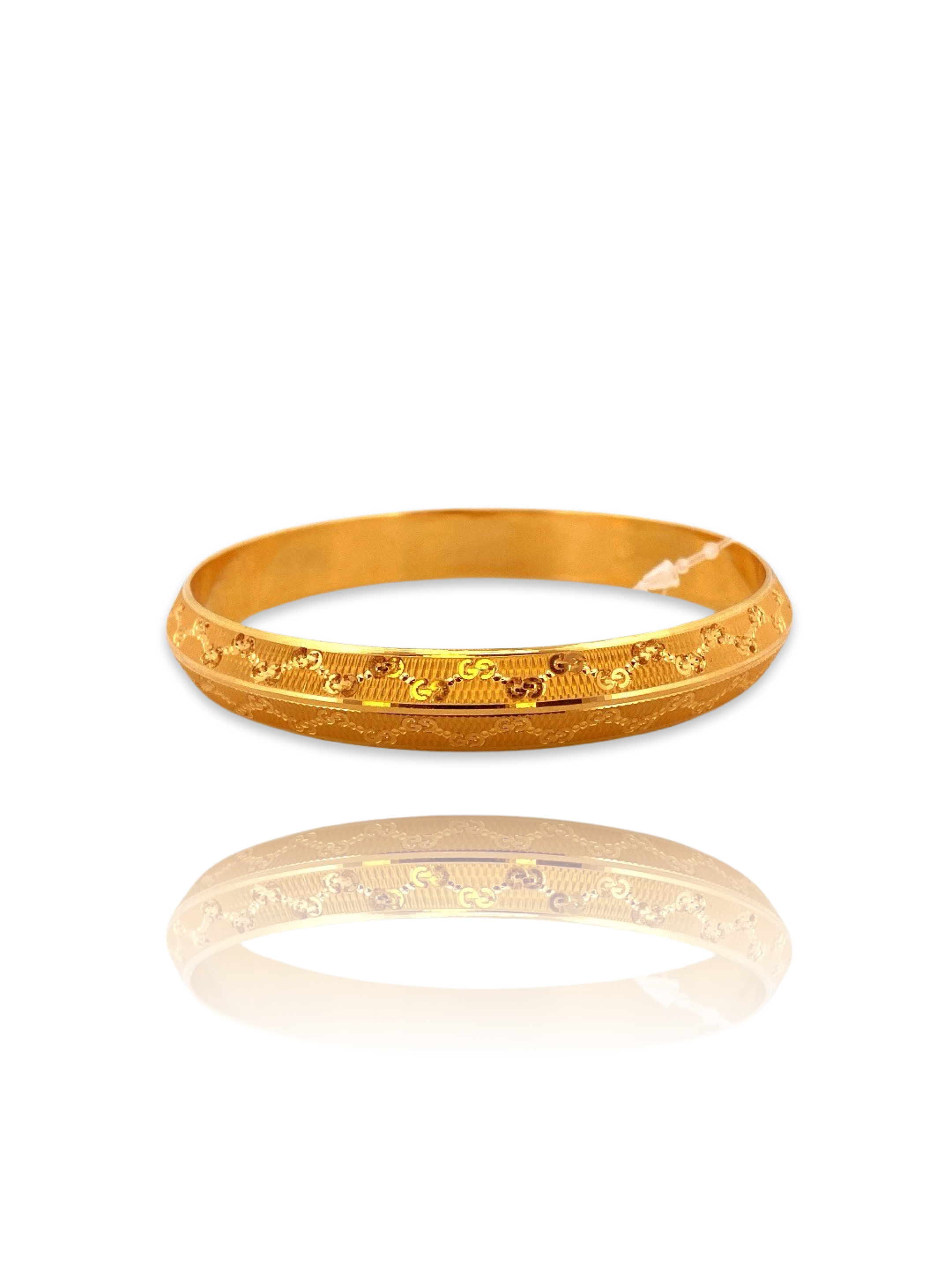 22K Gold Designer Men's Kara