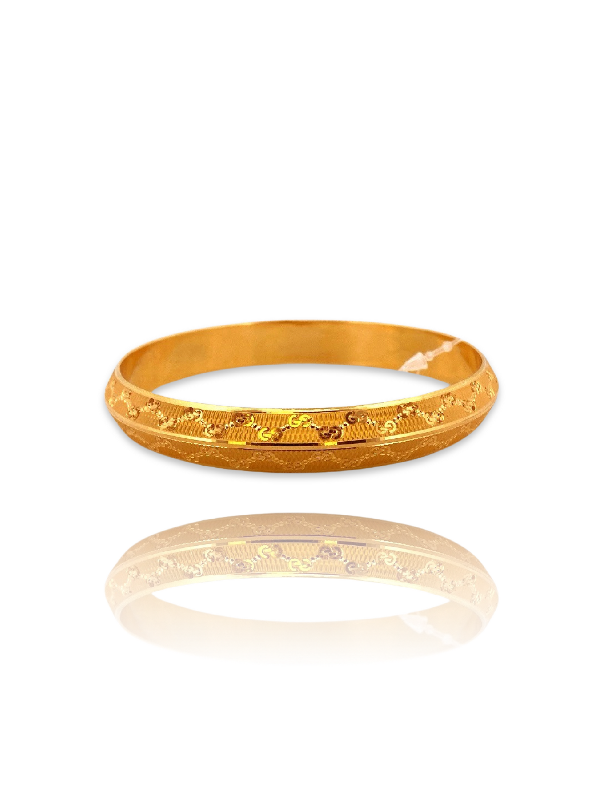 22K Gold Designer Men's Kara