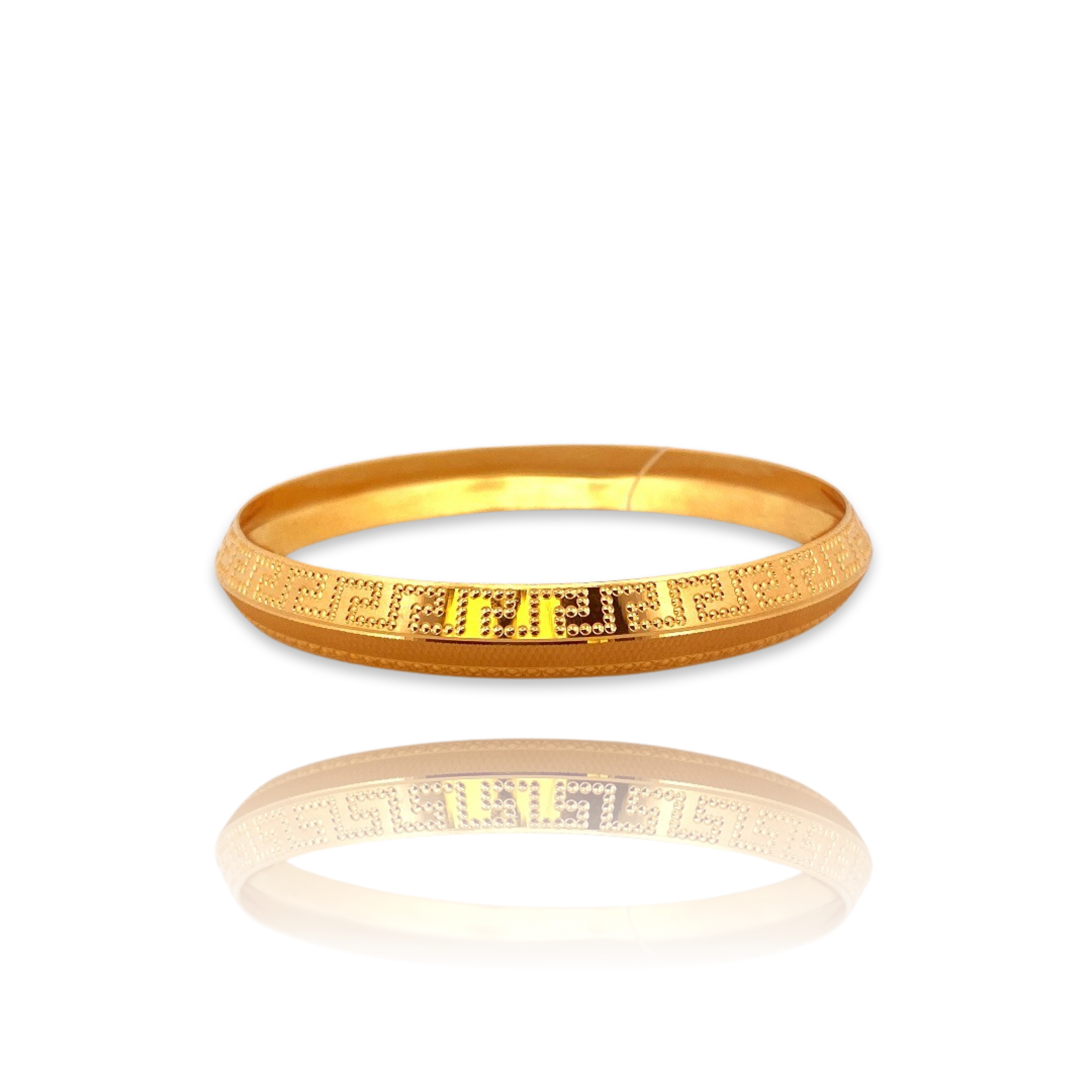 22K Gold Designer Men's Kara