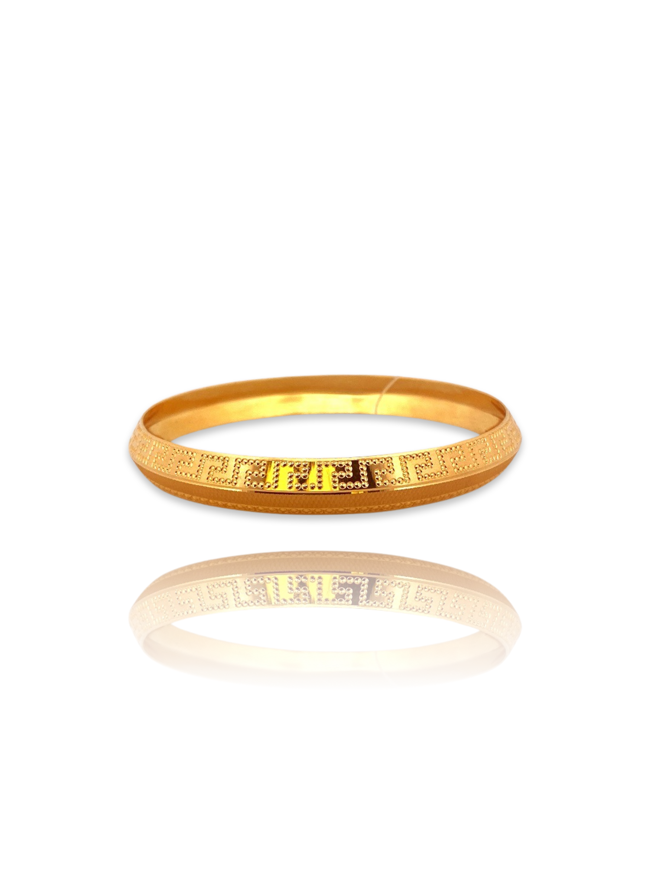 22K Gold Designer Men's Kara