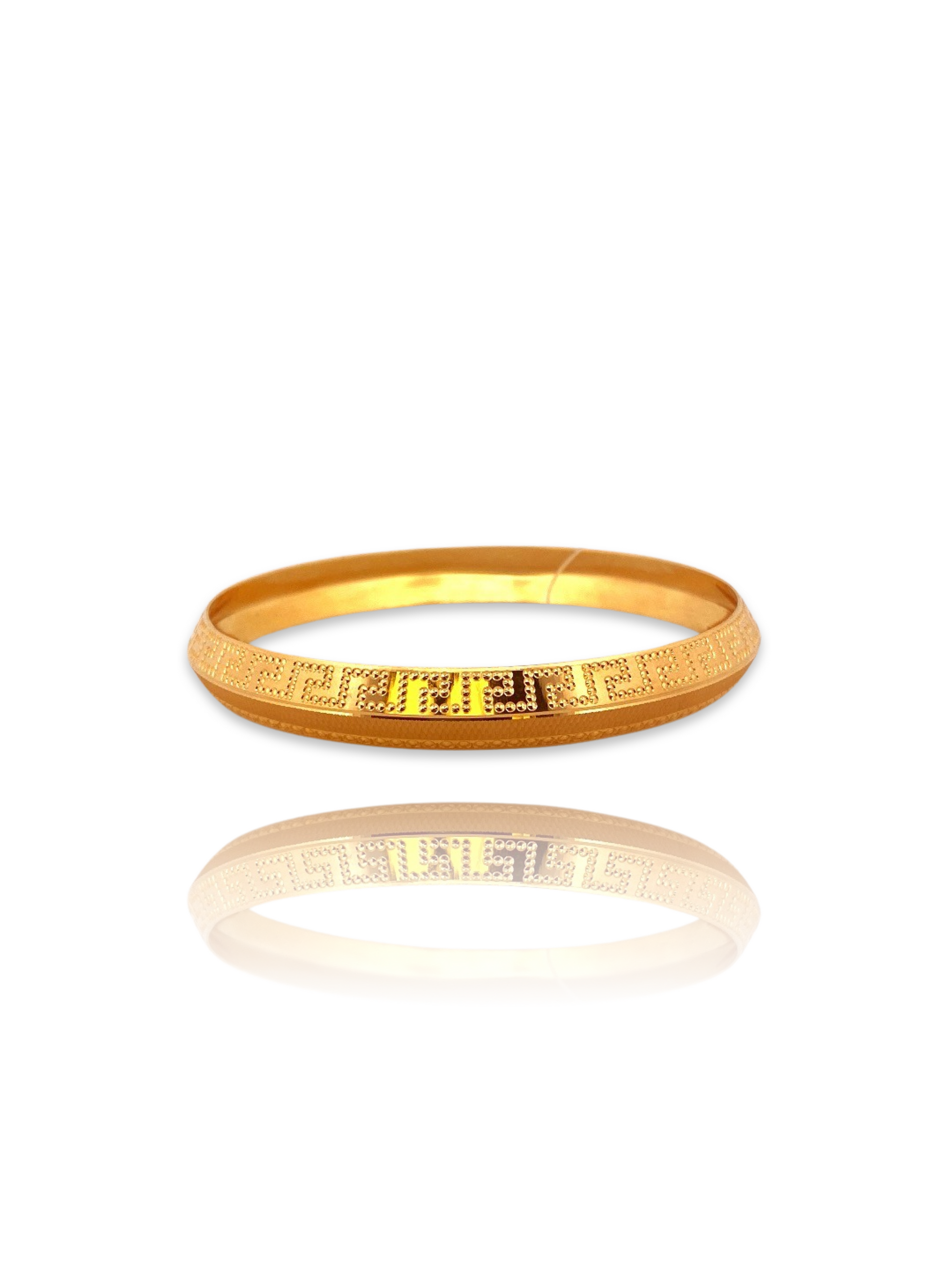22K Gold Designer Men's Kara