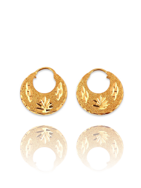 22K Gold Men s Nattiyan Earrings