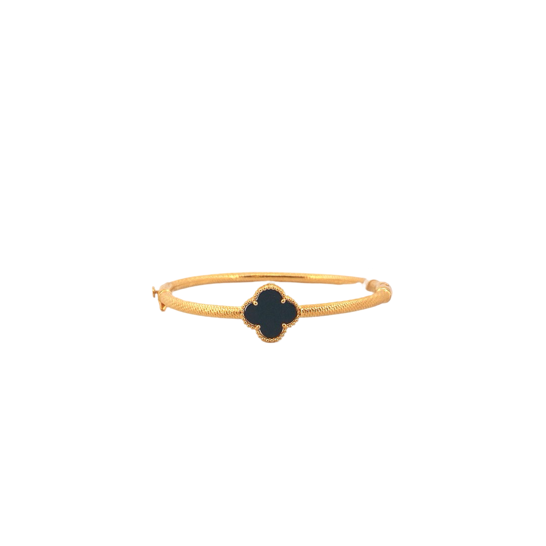 22K Gold Flower Designer Ladies Bracelet
