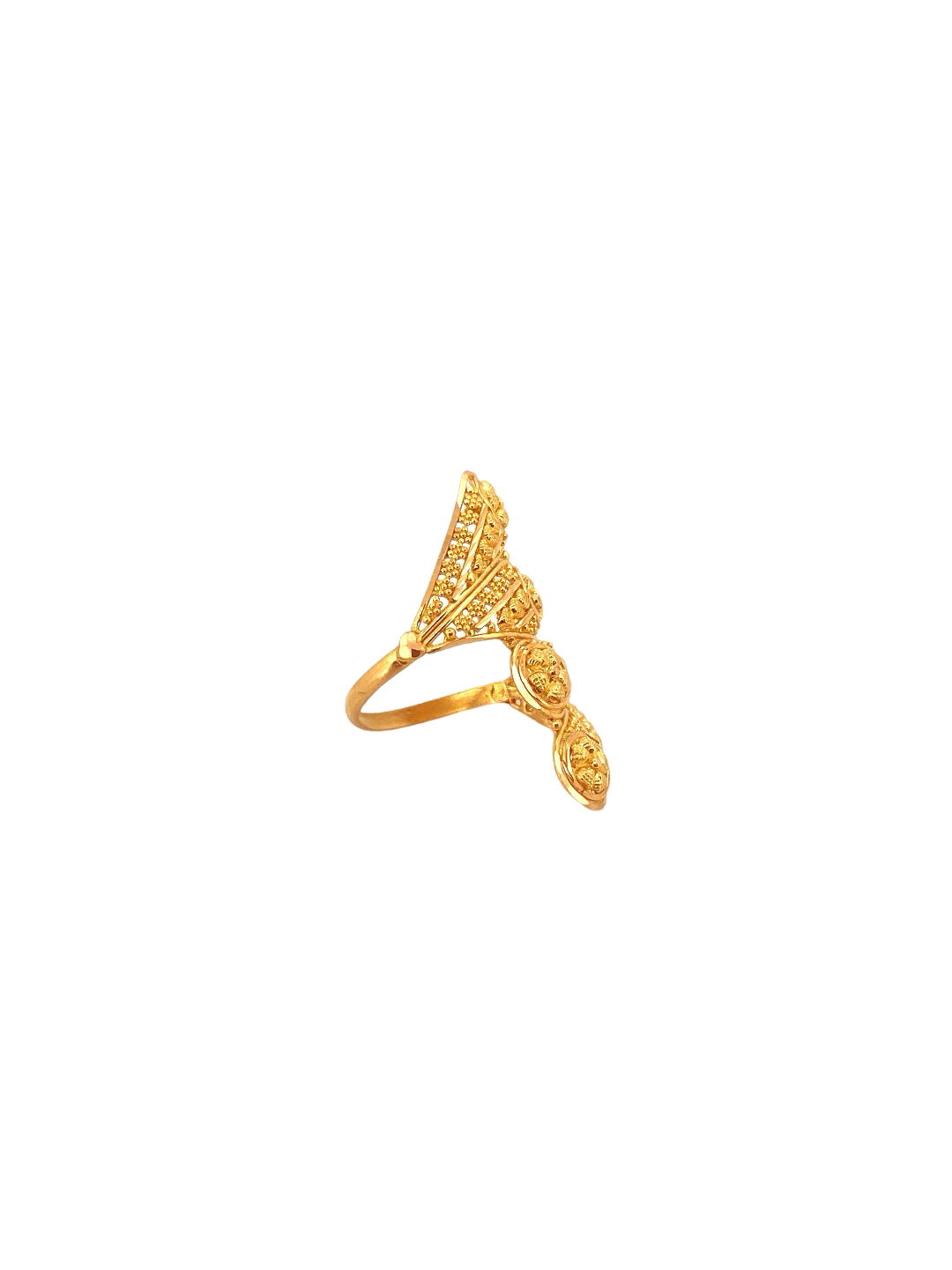 22K Gold Designer Ladies Ring