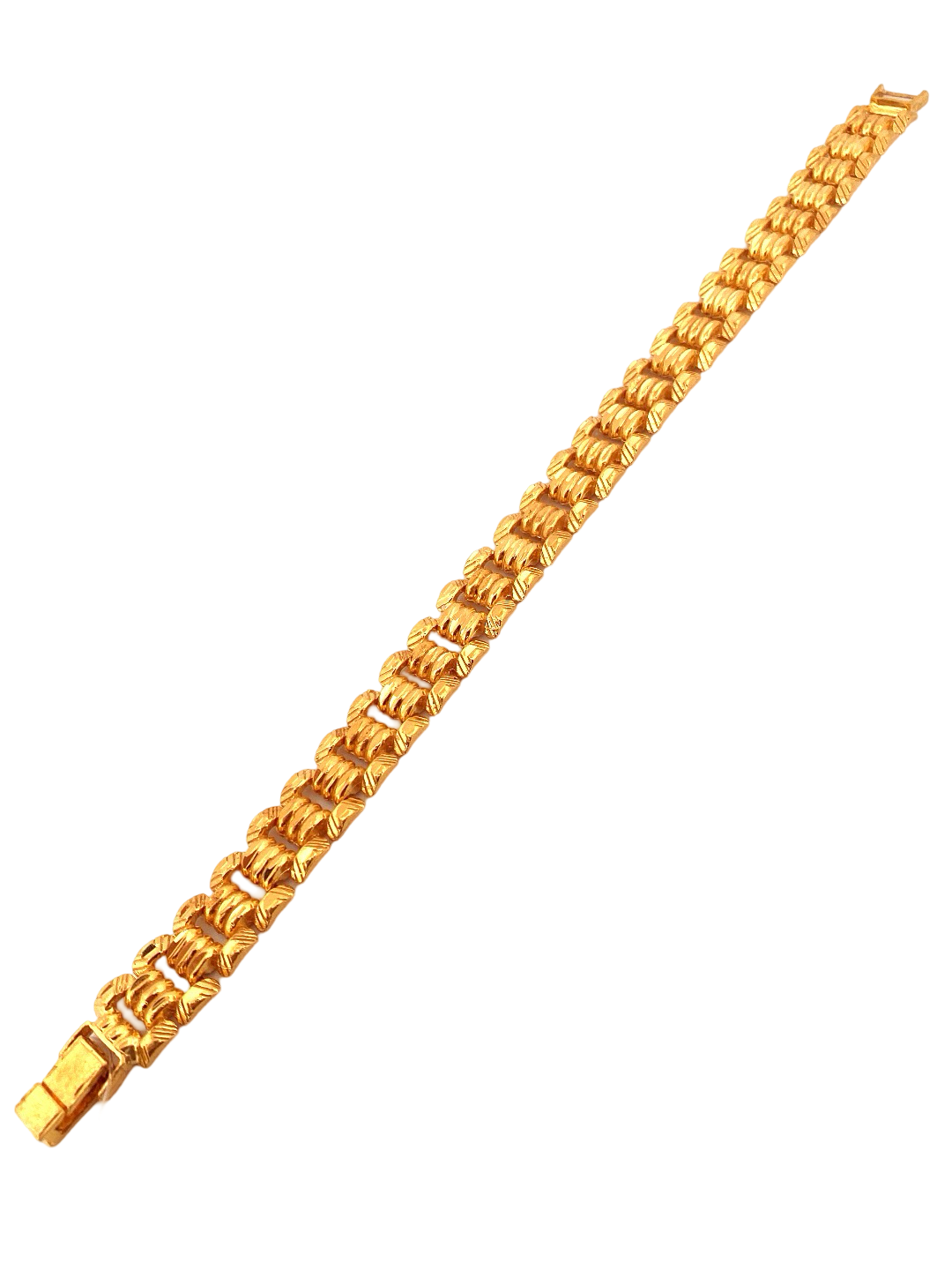 22K Gold Designer Men's Bracelet