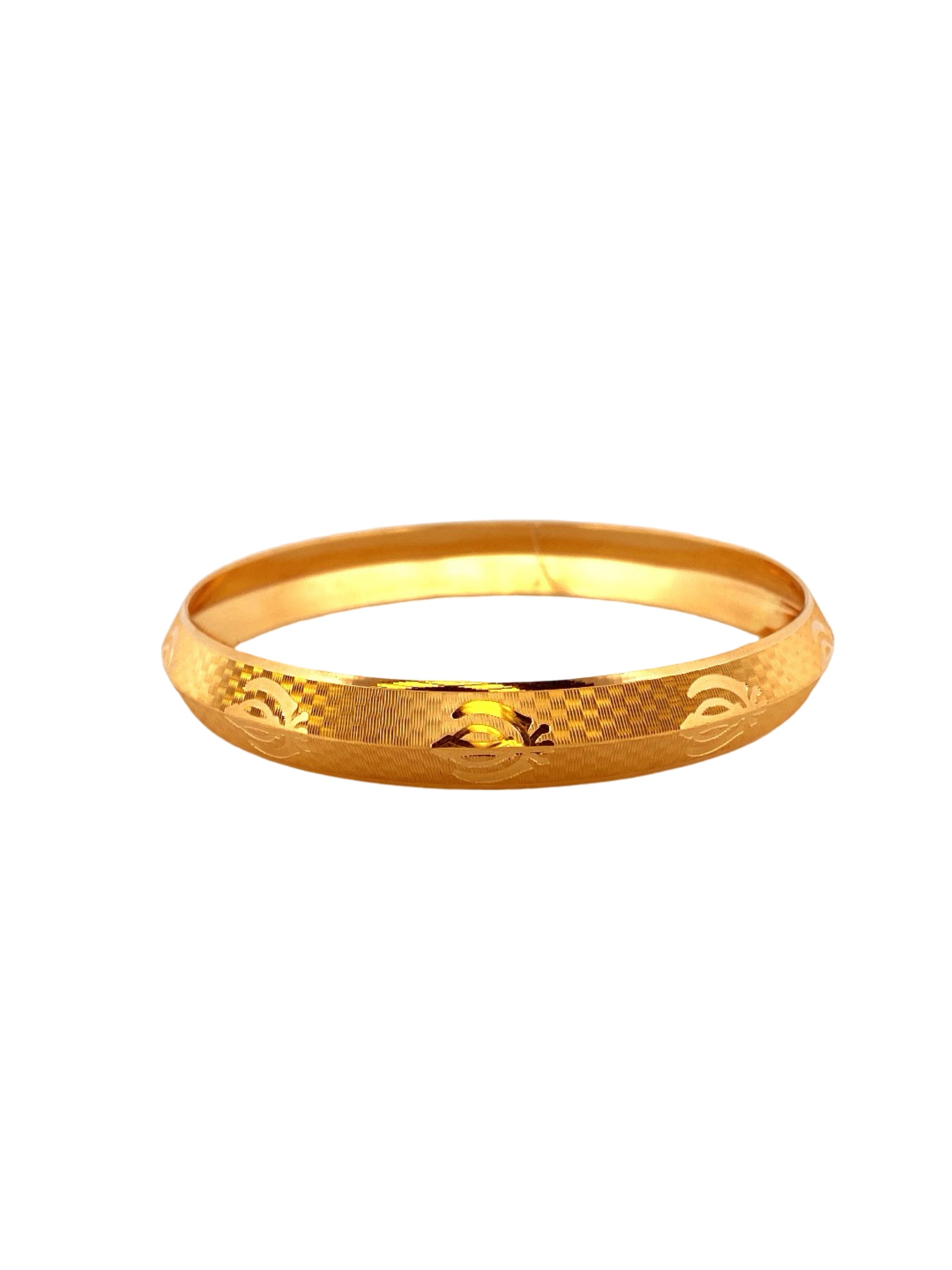 22K Gold Khanda Designer Men's Kara – Ashok Jewellers Canada