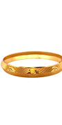 22K Gold Khanda Designer Men's Kara