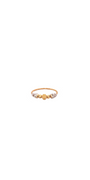22K Gold Two-tone Beads Designer Ladies Ring