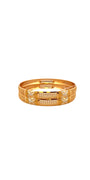 22K Gold Two-tone Designer 2 Pieces Set Of Bangles