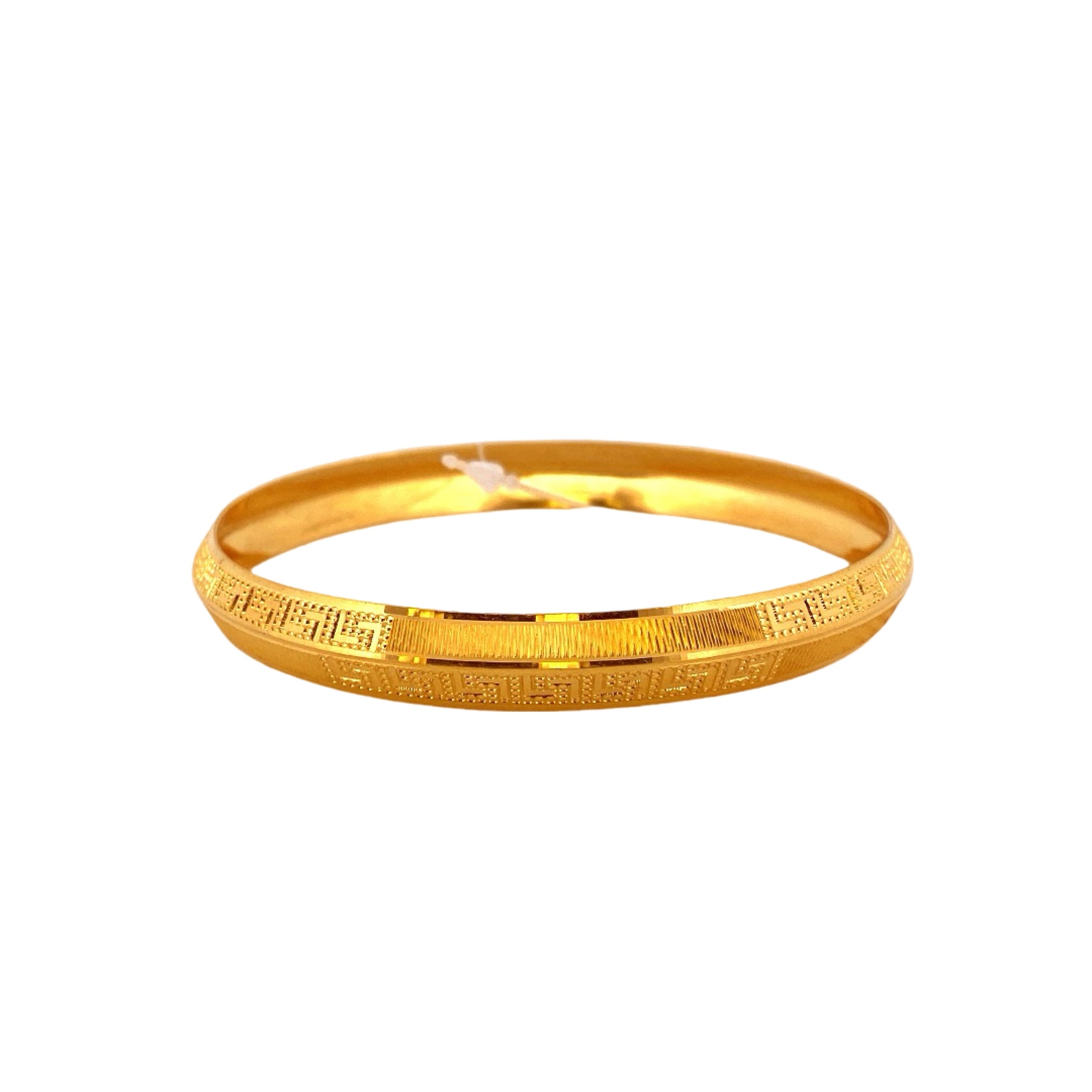 22K Gold Designer Men's Kara