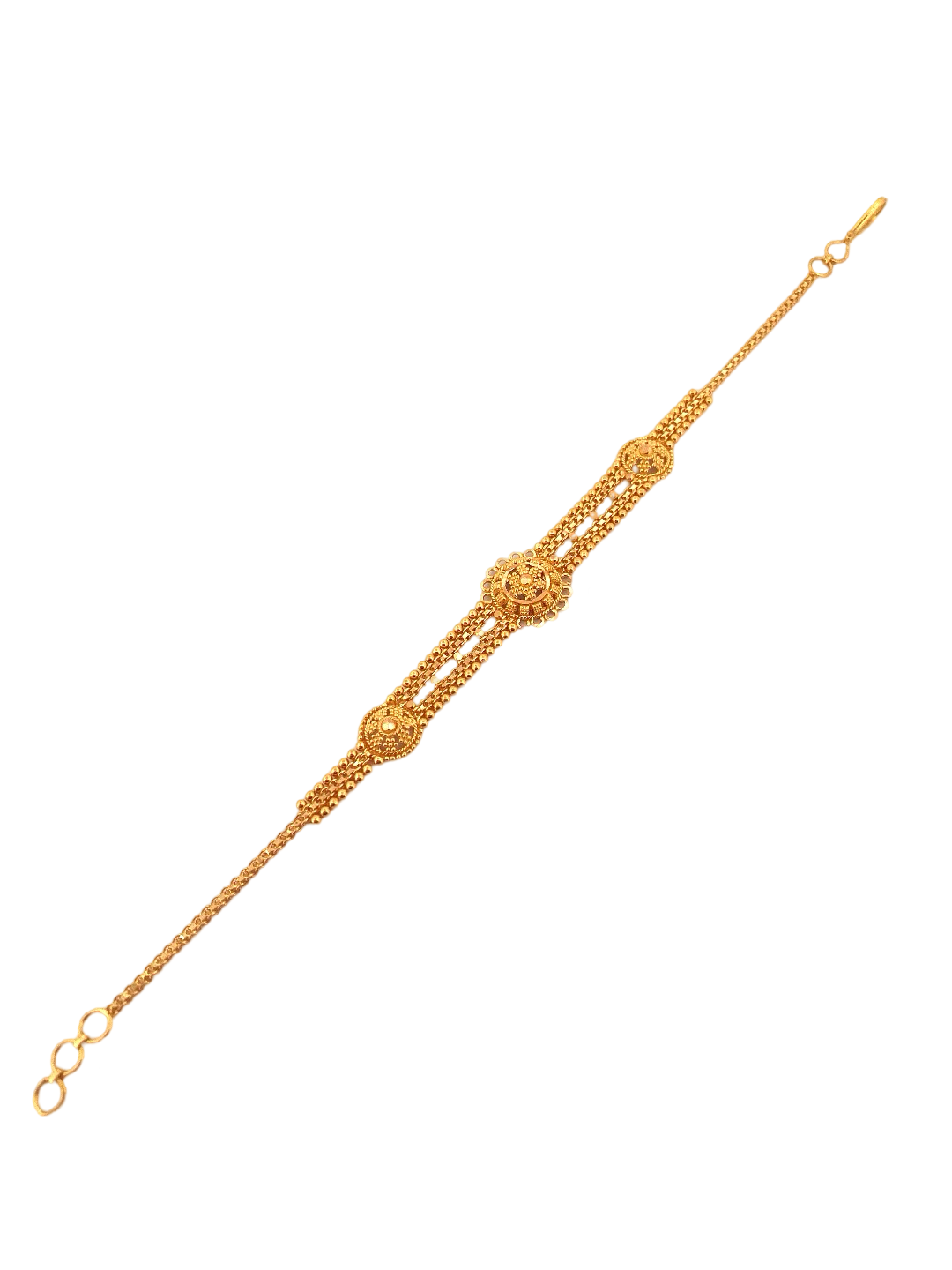 22K Gold Designer Ladies Bracelet
