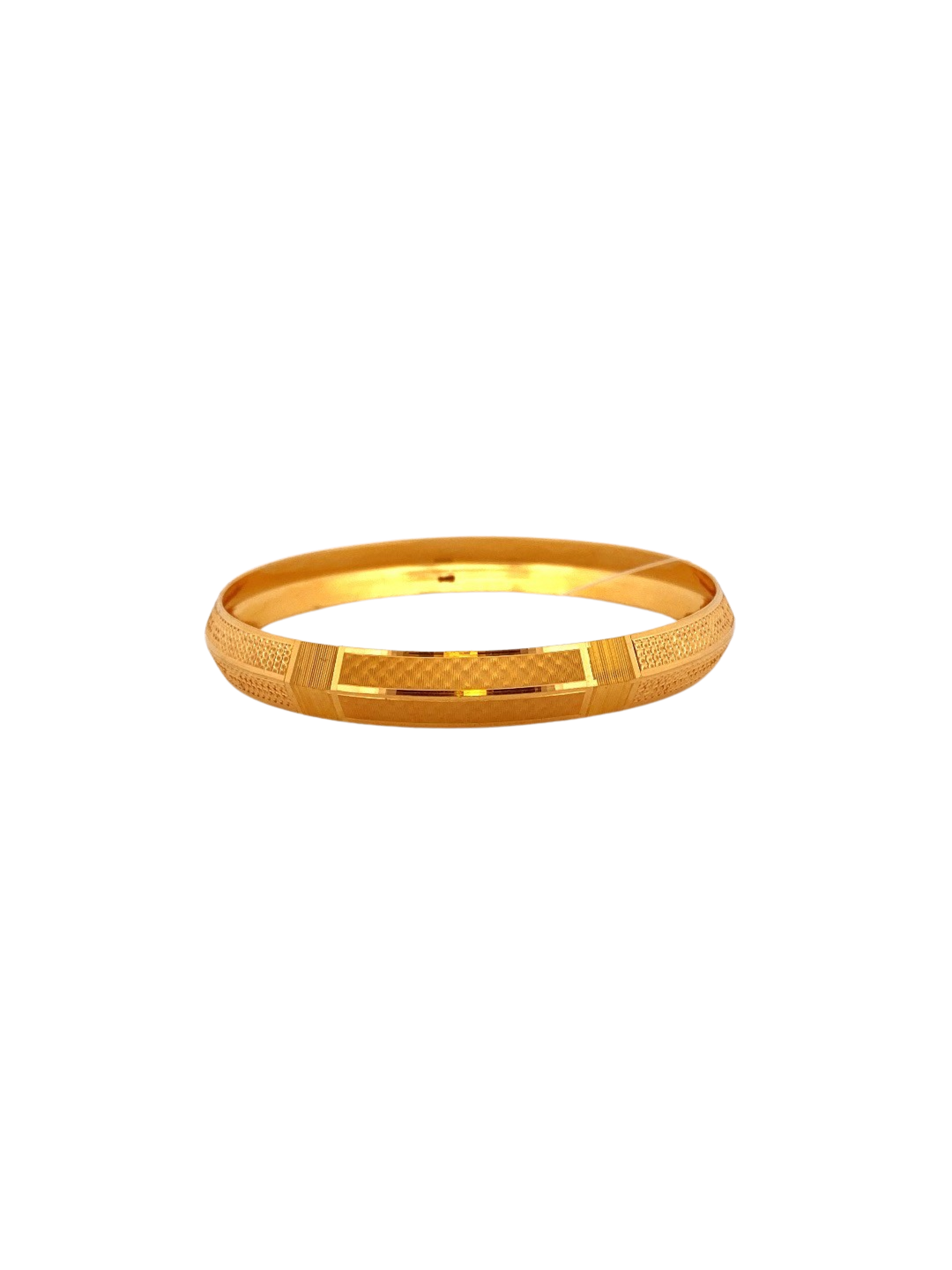 22K Gold Designer Men's Kara