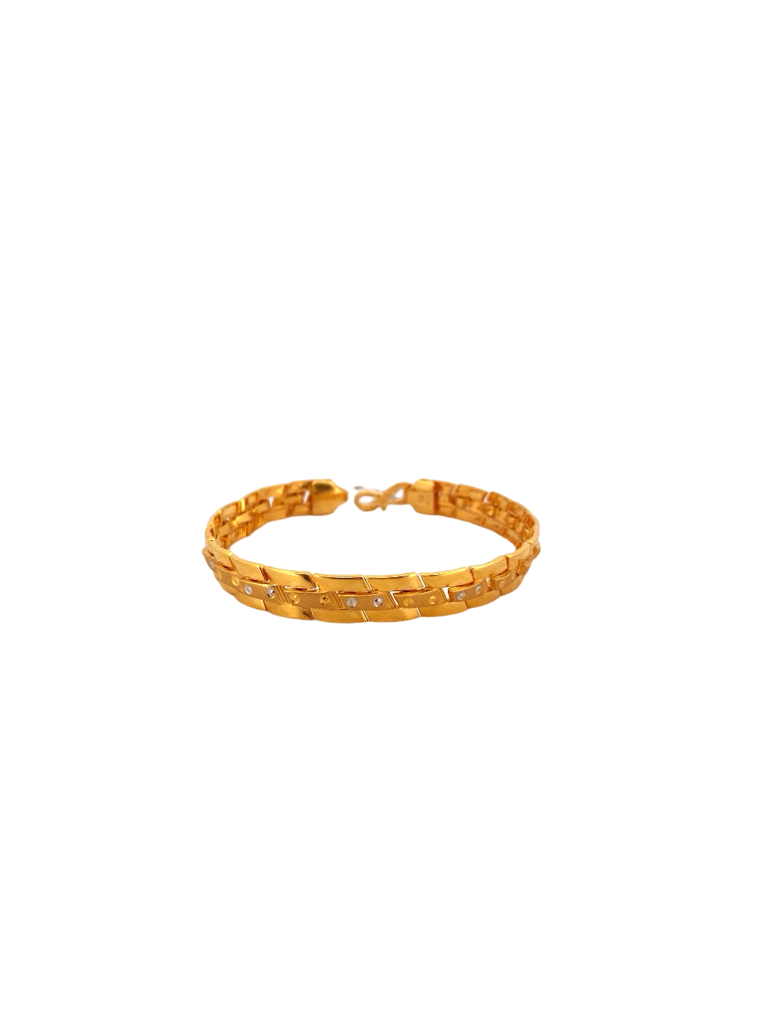 22K Gold Designer Men's Bracelet
