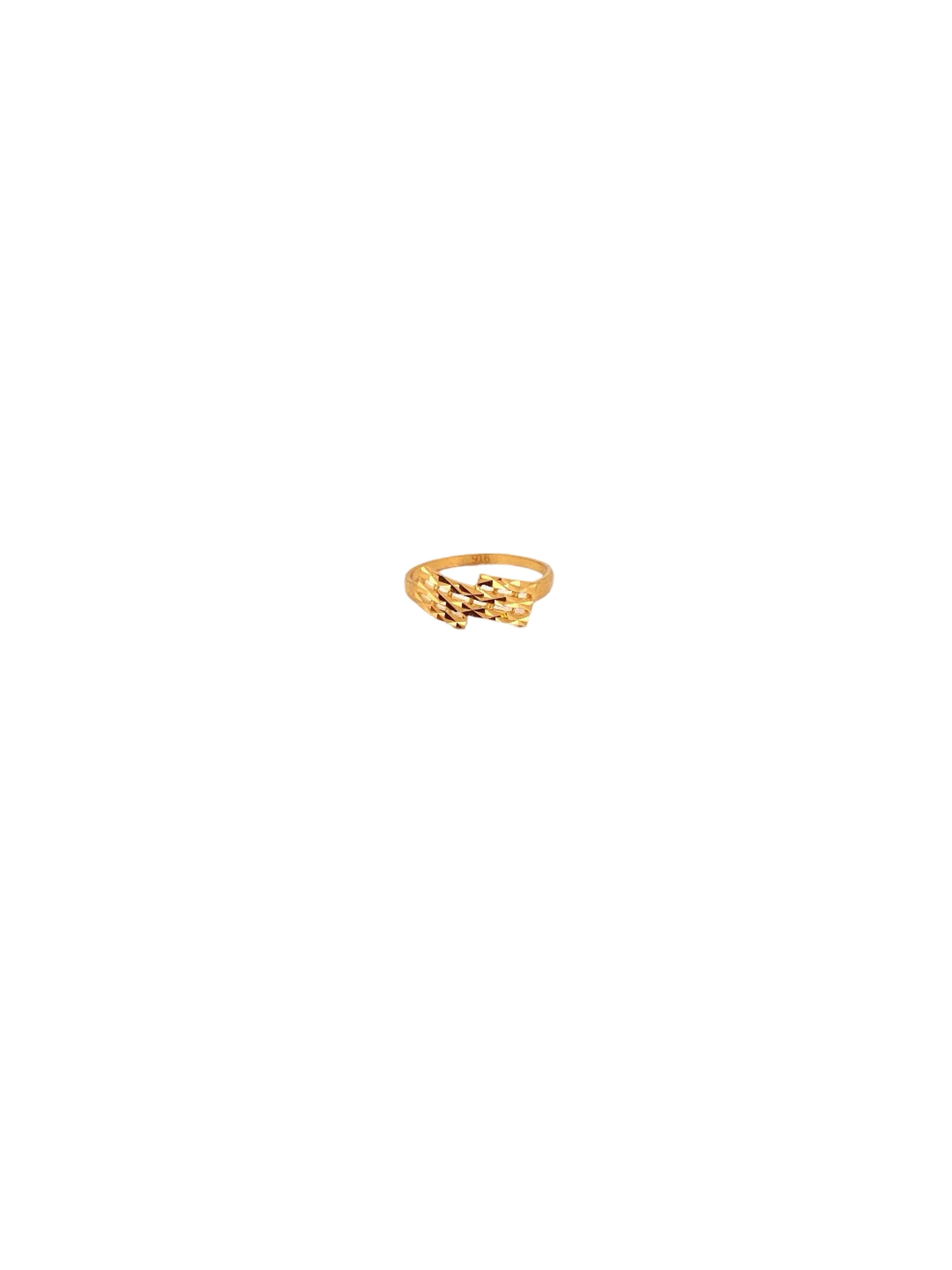 22K Gold Designer Ladies Ring