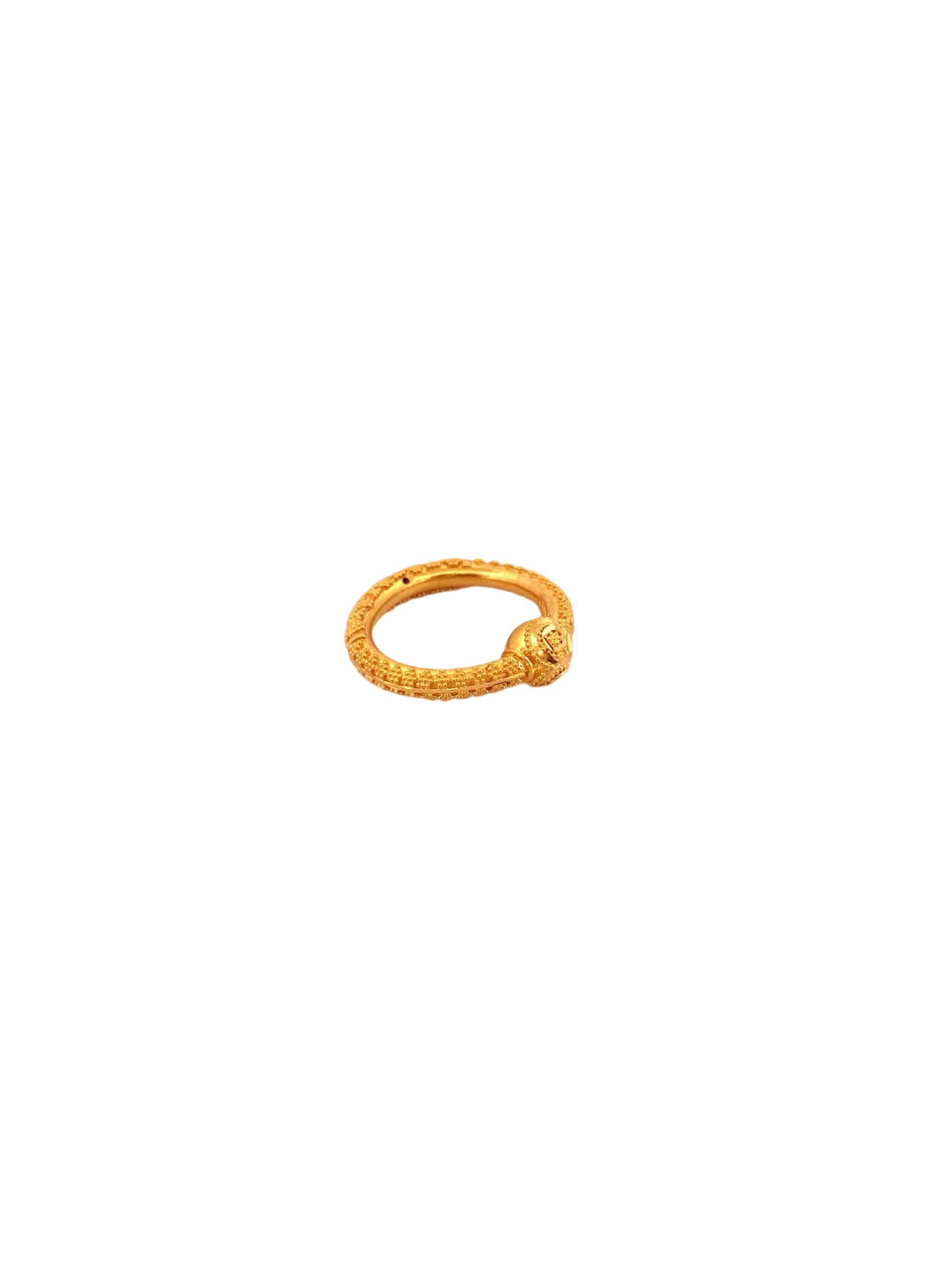 22K Gold Designer Ladies Ring