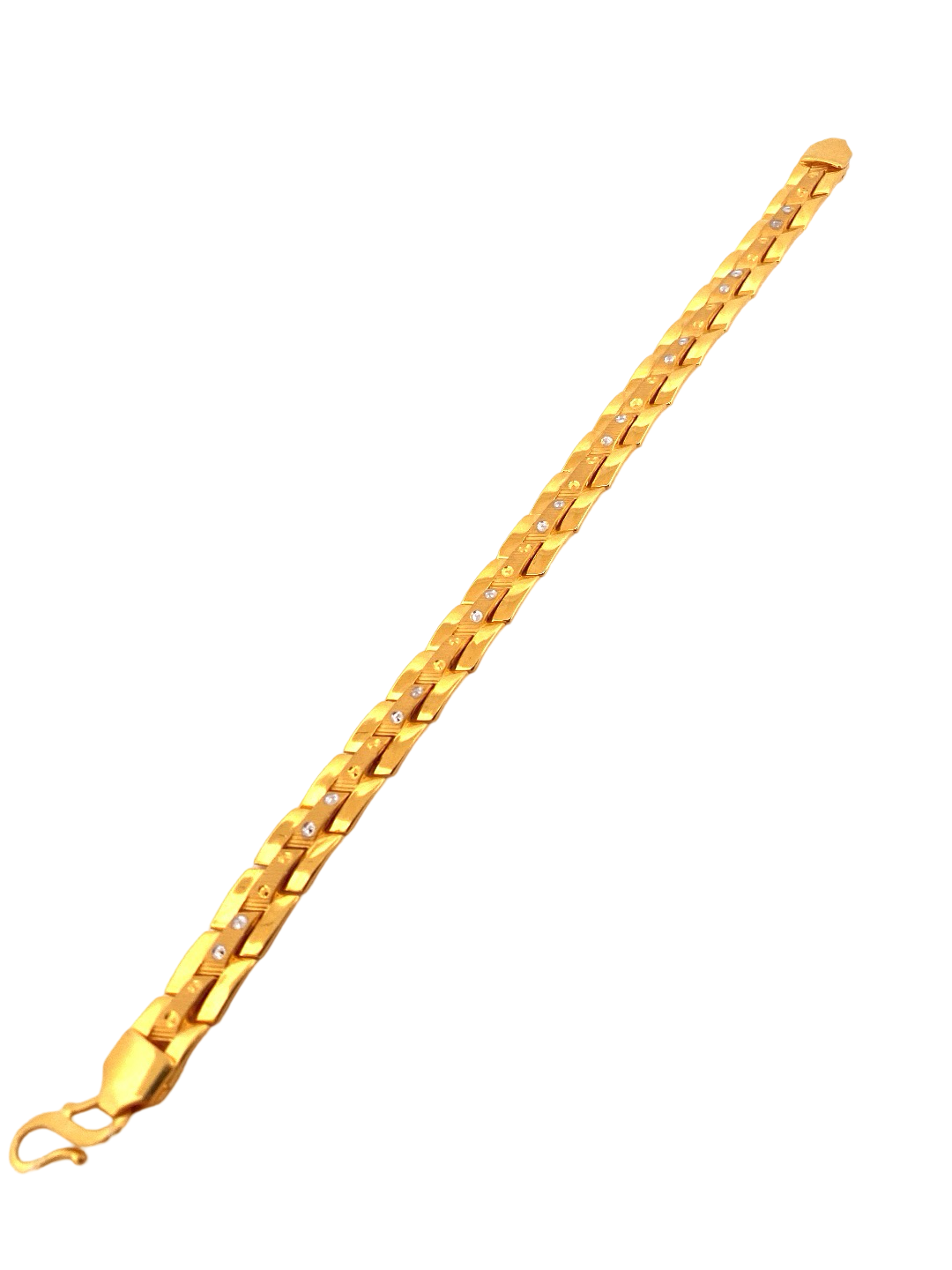 22K Gold Designer Men's Bracelet