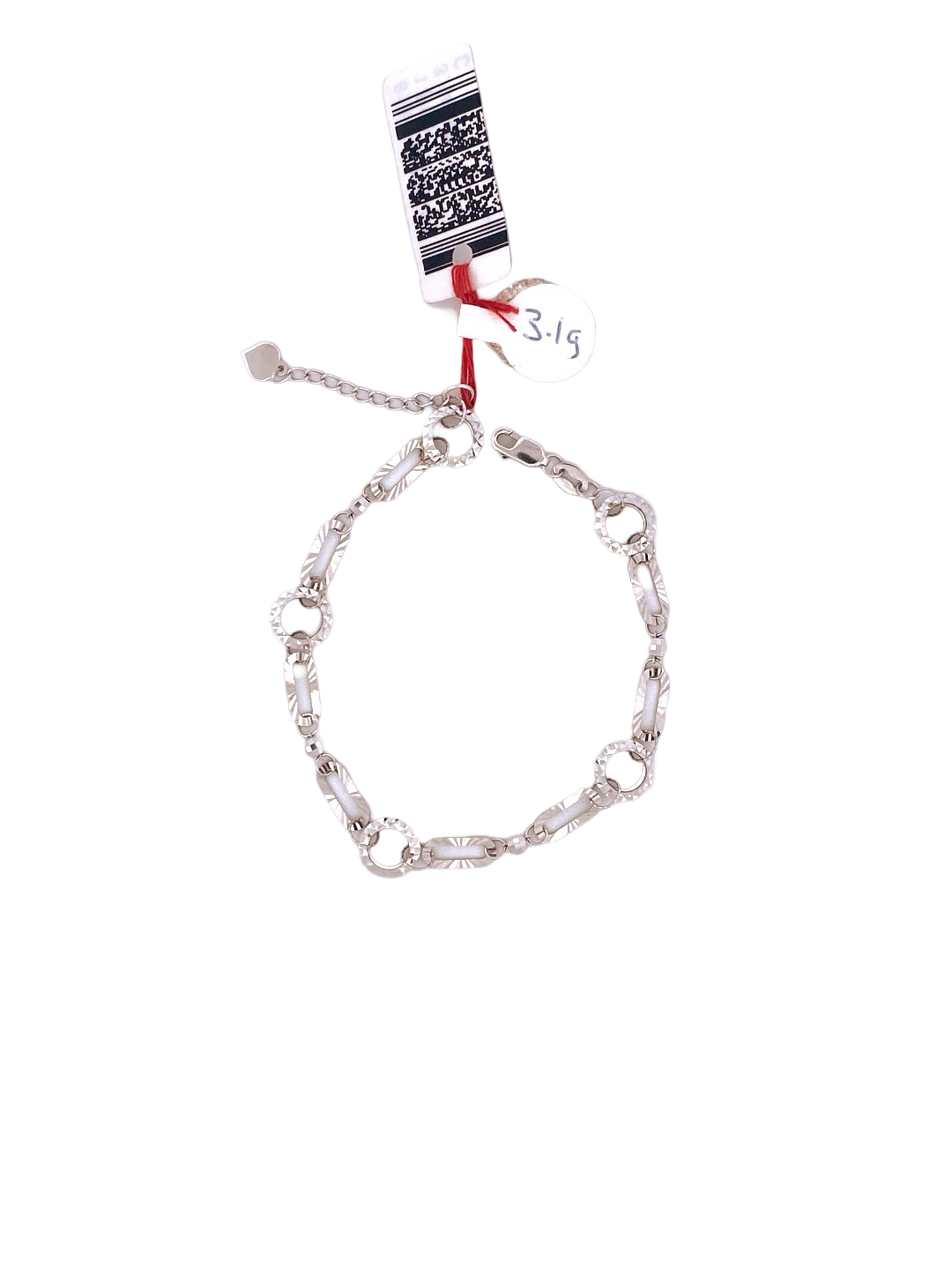 22K White Gold Designer Ladies Bracelet